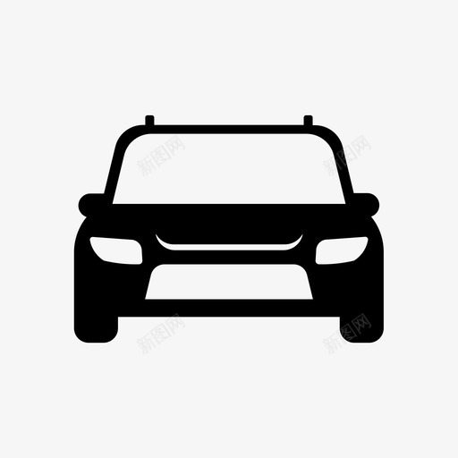 MPV正视图 2svg_新图网 https://ixintu.com MPV正视图 2 保姆车