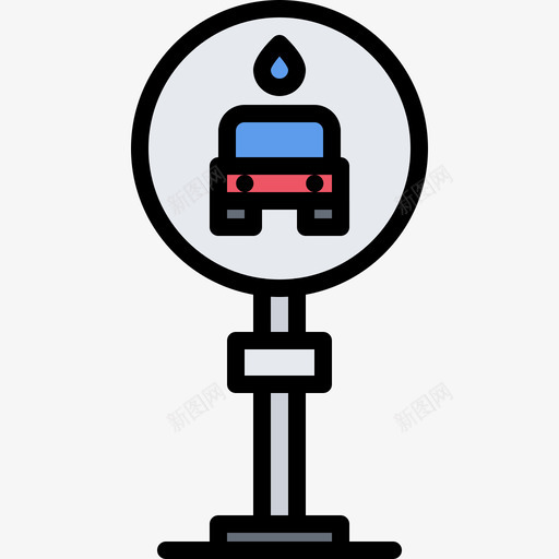洗车洗车20彩色svg_新图网 https://ixintu.com 洗车 彩色