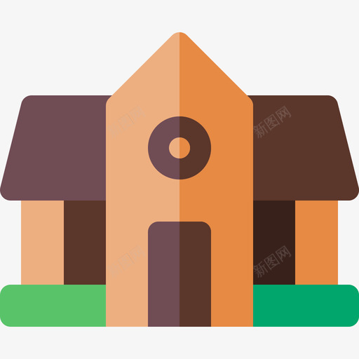 房屋房屋类型29平房svg_新图网 https://ixintu.com 房屋 类型 平房