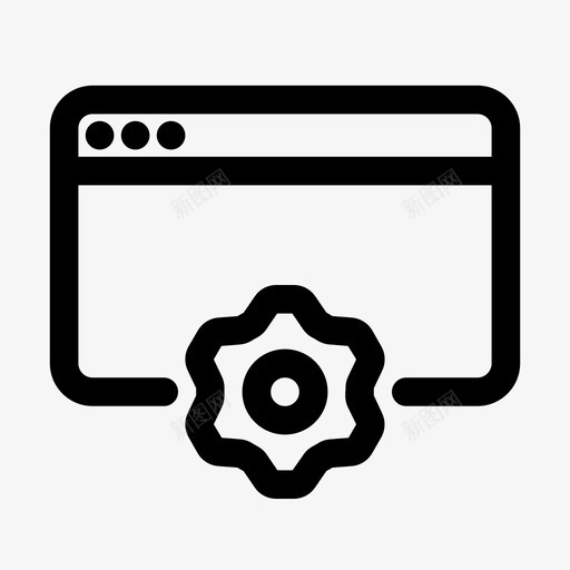 网站维护浏览器设备svg_新图网 https://ixintu.com 网站维护 浏览器 设备 设置 网络技术 杂项
