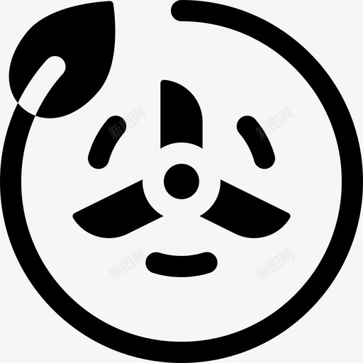 风能可再生能源43填充svg_新图网 https://ixintu.com 风能 可再 再生 能源 填充