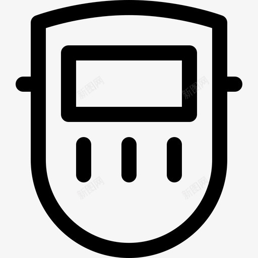 焊接面罩管道工48线性svg_新图网 https://ixintu.com 焊接 面罩 管道工 线性