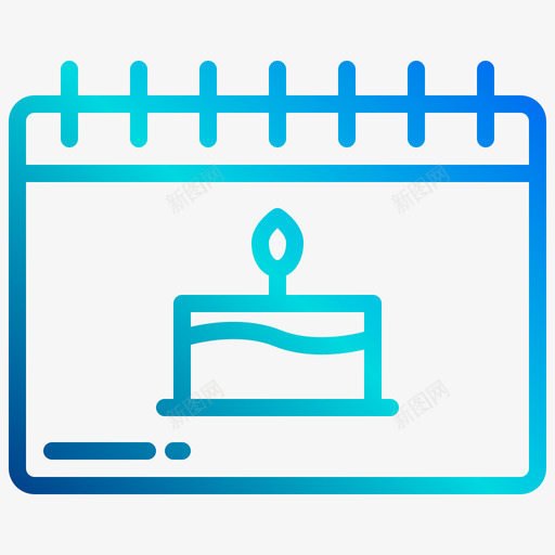 日历庆祝46线性梯度svg_新图网 https://ixintu.com 日历 庆祝 线性 梯度