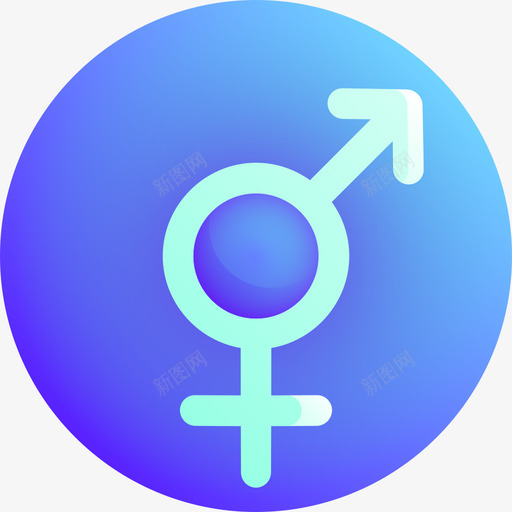 Bigender性别认同17梯度svg_新图网 https://ixintu.com Bigender 性别 认同 梯度