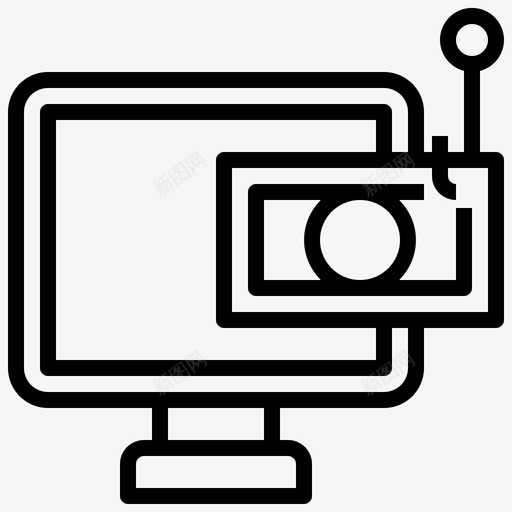 网络钓鱼网络犯罪39线性svg_新图网 https://ixintu.com 网络 钓鱼 犯罪 线性