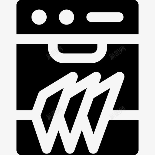 洗碗机smarthome35填充svg_新图网 https://ixintu.com 洗碗机 smarthome 填充