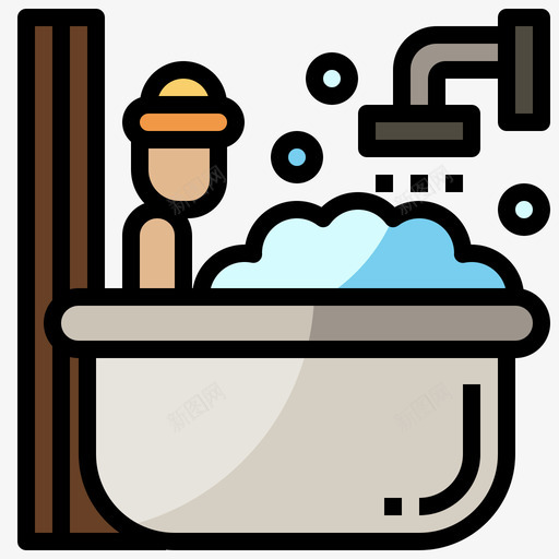 桑拿spa39线性颜色svg_新图网 https://ixintu.com 桑拿 spa 线性 颜色