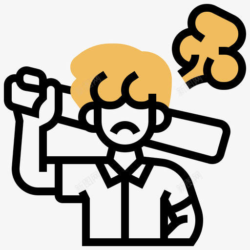 恶霸网络欺凌4黄影svg_新图网 https://ixintu.com 恶霸 欺凌 网络 街头混混 黄影