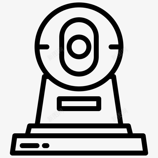 闭路电视智能家居生活2线性svg_新图网 https://ixintu.com 闭路电视 智能家居 生活 线性