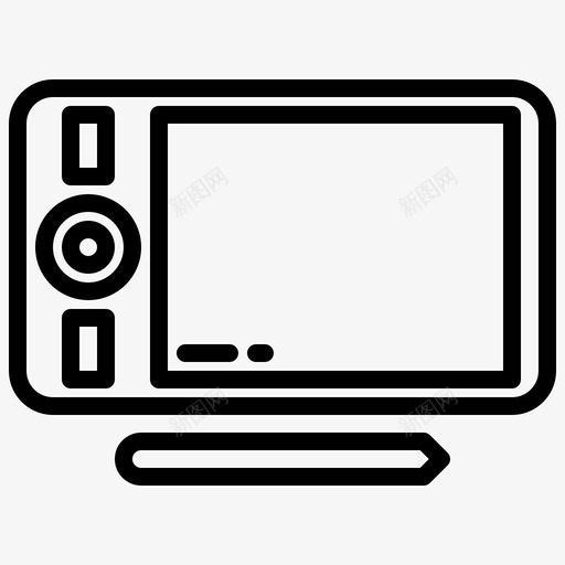 平板电脑媒体技术3线性svg_新图网 https://ixintu.com 平板电脑 媒体 技术 线性