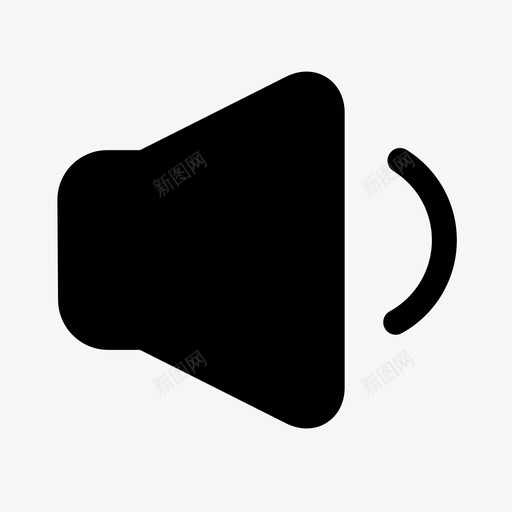 系统_音量开svg_新图网 https://ixintu.com 系统_音量开