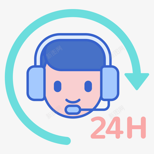 24小时支持药物1线性颜色svg_新图网 https://ixintu.com 24小时 支持 药物 线性 颜色