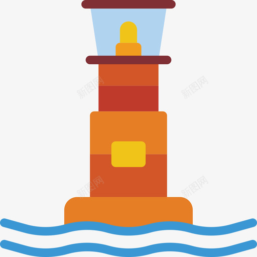 浮标海事7扁平svg_新图网 https://ixintu.com 浮标 海事 扁平