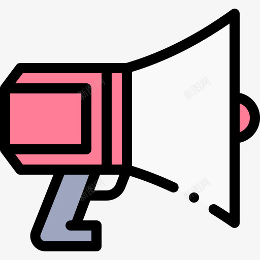 扩音器投票选举24线性颜色svg_新图网 https://ixintu.com 扩音器 投票 选举 线性 颜色