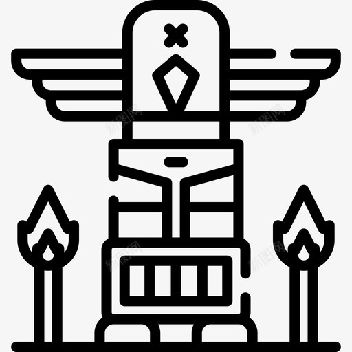 图腾文化3线性svg_新图网 https://ixintu.com 图腾 文化 线性