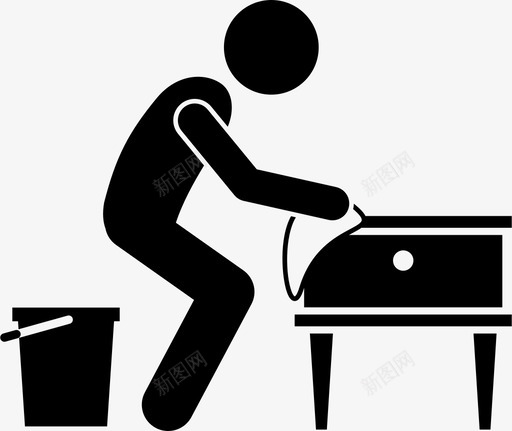 擦灰尘清洁布svg_新图网 https://ixintu.com 灰尘 清洁 花粉热 预防 过敏 提示