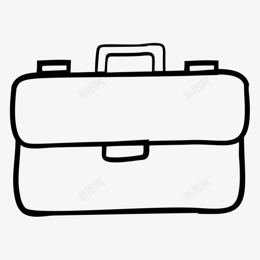 公文包商务包儿童包svg_新图网 https://ixintu.com 文件 公文包 商务 儿童 手提箱 教授 向量 图标