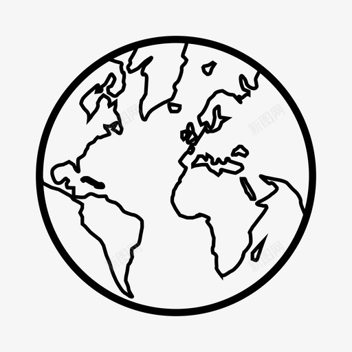 世界地球行星svg_新图网 https://ixintu.com 行星 地球 世界 旅行