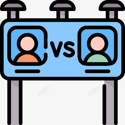选举投票选举22线性颜色svg_新图网 https://ixintu.com 选举 投票 线性 颜色