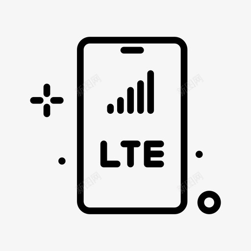 Lte5g1线性svg_新图网 https://ixintu.com Lte 5g 线性