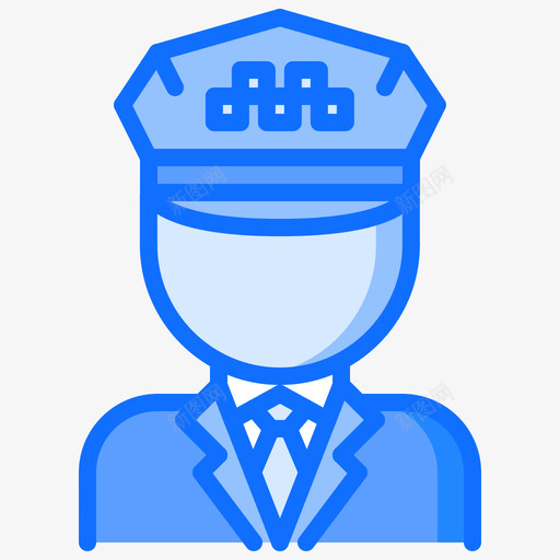 出租车司机5号出租车蓝色svg_新图网 https://ixintu.com 出租车 司机 5号 蓝色