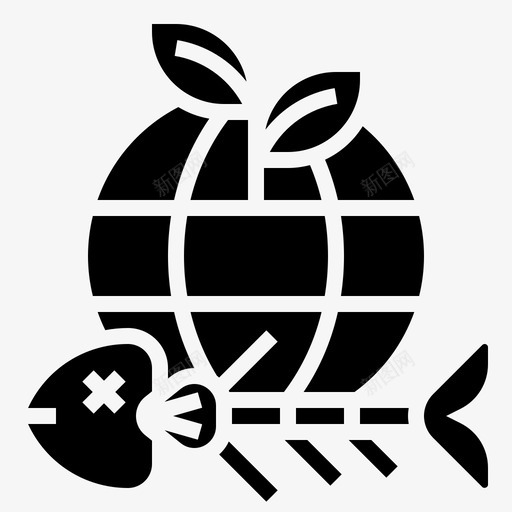 可生物降解塑料污染10字形svg_新图网 https://ixintu.com 可生 生物 降解 塑料 污染 字形