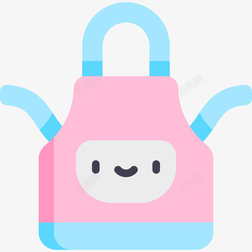 围裙家居用品22扁平svg_新图网 https://ixintu.com 围裙 家居用品 扁平
