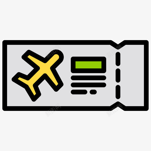 车票7号航站楼线形颜色svg_新图网 https://ixintu.com 车票 7号 航站楼 线形 颜色