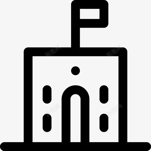 OwnerBavnehoj塔地标和纪念碑26线性svg_新图网 https://ixintu.com OwnerBavnehoj 地标 纪念碑 线性
