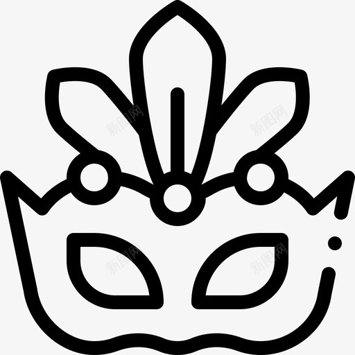 眼罩服装派对43直线型svg_新图网 https://ixintu.com 眼罩 服装 派对 直线 线型
