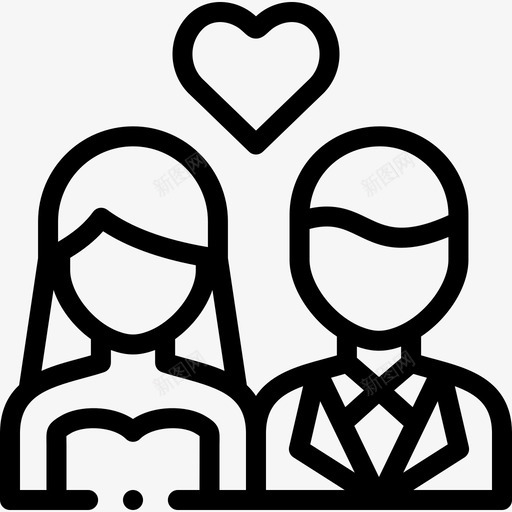 夫妻婚礼242直系svg_新图网 https://ixintu.com 夫妻 婚礼 直系