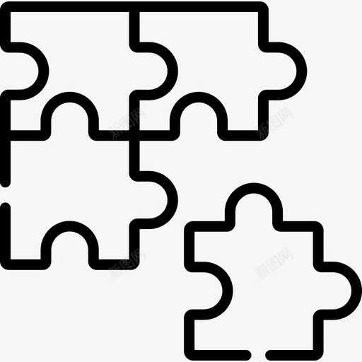 益智人际关系和情感24线性svg_新图网 https://ixintu.com 益智 人际关系 情感 线性
