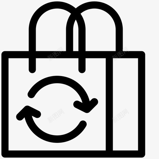 再生袋生态257线性svg_新图网 https://ixintu.com 再生 生态 线性