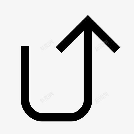 向上箭头向上长箭头导航svg_新图网 https://ixintu.com 向上 箭头 导航