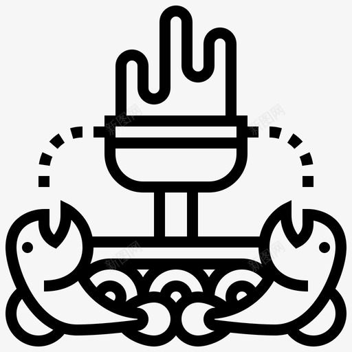 喷泉城市元素9线性svg_新图网 https://ixintu.com 喷泉 城市 元素 线性