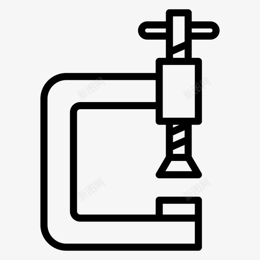 线夹木工26svg_新图网 https://ixintu.com 线夹 木工