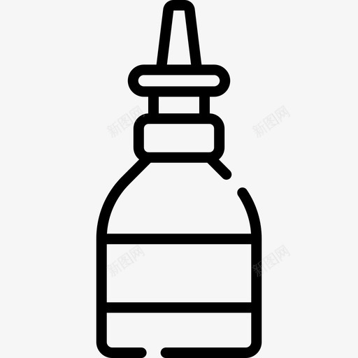 鼻喷雾剂药房94线性svg_新图网 https://ixintu.com 喷雾剂 药房 线性
