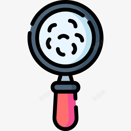 Loupe健康85线性颜色svg_新图网 https://ixintu.com Loupe 健康 线性 颜色