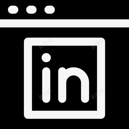 Linkedin网络和通信6填充svg_新图网 https://ixintu.com Linkedin 网络 通信 填充