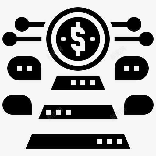 平台分析图表svg_新图网 https://ixintu.com 平台 分析 图表 数据库 金字塔 众筹 字形