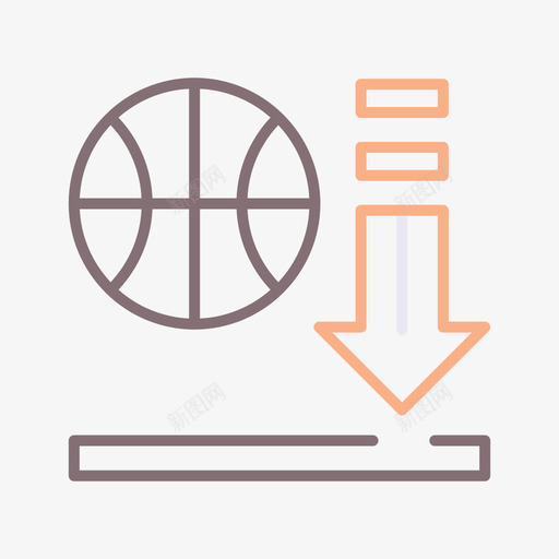 运球篮球58线条颜色svg_新图网 https://ixintu.com 运球 篮球 线条 颜色