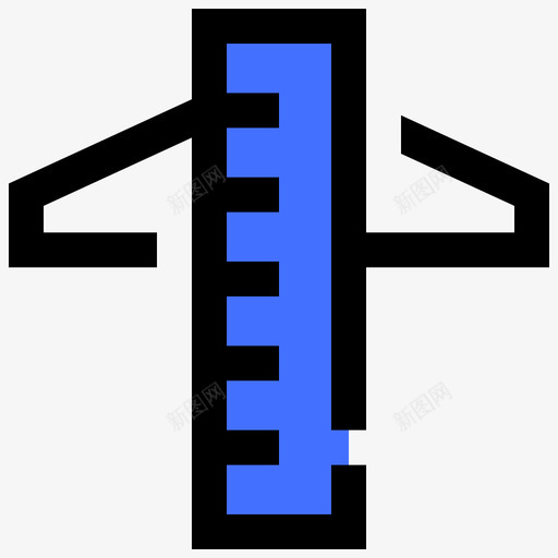 尺子工作设备蓝色svg_新图网 https://ixintu.com 尺子 工作 设备 蓝色