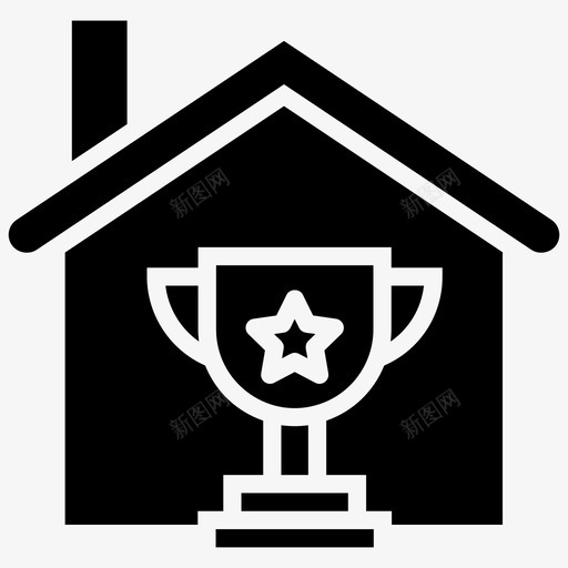 房地产奖最佳住宅最佳物业svg_新图网 https://ixintu.com 房地产 最佳 住宅 物业 赢家 房子 字形 矢量 矢量图 图标
