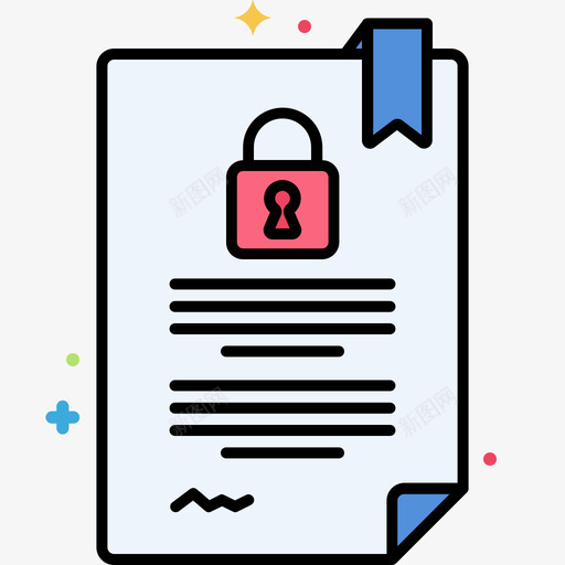 个人信息网络安全37线性颜色svg_新图网 https://ixintu.com 个人 信息 网络安全 线性 颜色