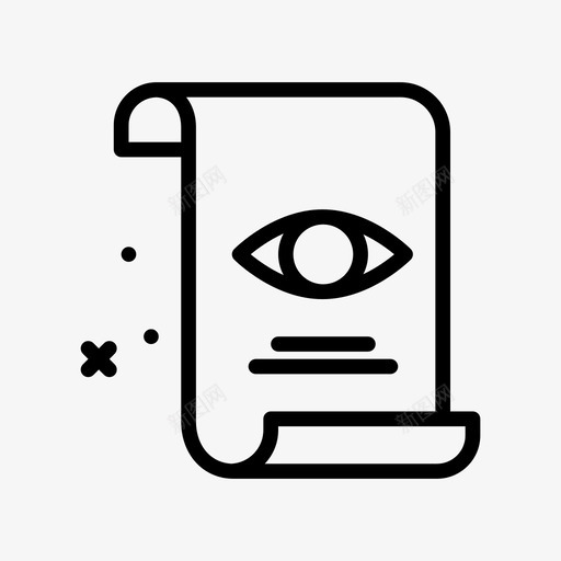 眼睛文件和文件夹2线性svg_新图网 https://ixintu.com 眼睛 文件 文件夹 线性