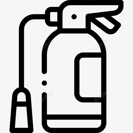 灭火器工作安全5线性svg_新图网 https://ixintu.com 灭火器 工作 安全 线性