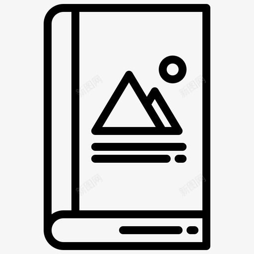 书籍品牌12线性svg_新图网 https://ixintu.com 书籍 品牌 线性