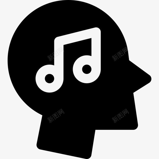 音乐人类心灵50充满svg_新图网 https://ixintu.com 音乐 人类 心灵 充满