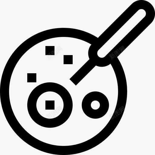 培养皿遗传学5线性svg_新图网 https://ixintu.com 培养皿 遗传学 线性