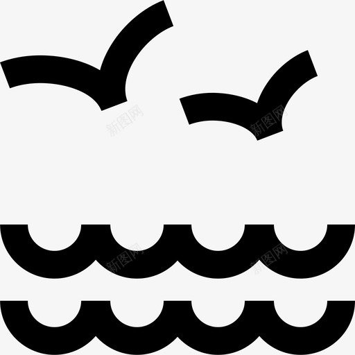 海洋自然130轮廓svg_新图网 https://ixintu.com 海洋 自然 轮廓
